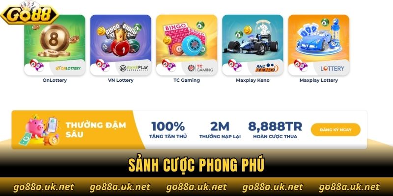 Sảnh cược phong phú