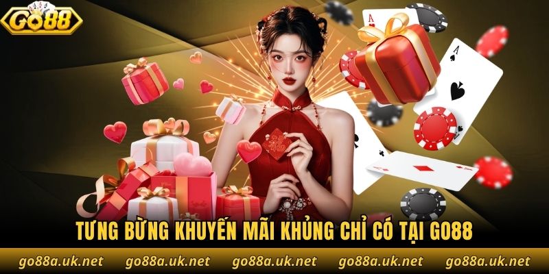 Tưng bừng khuyến mãi khủng chỉ có tại Go88